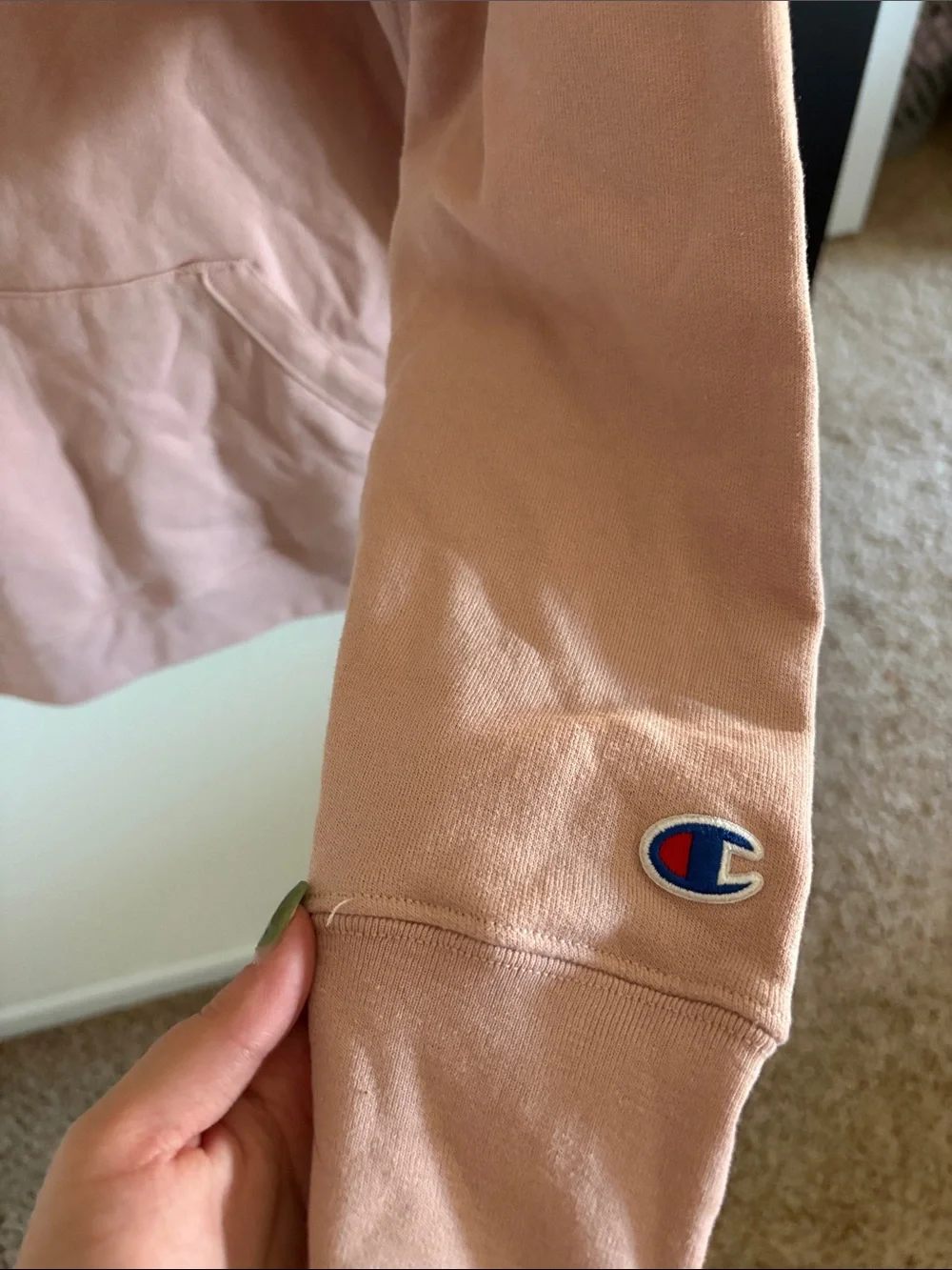 Champion Men’s Crewneck Hoodie - Dusty Rose